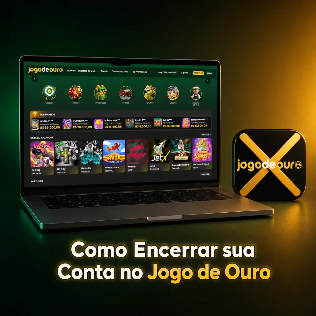 Como Encerrar sua Conta no Jogo de Ouro