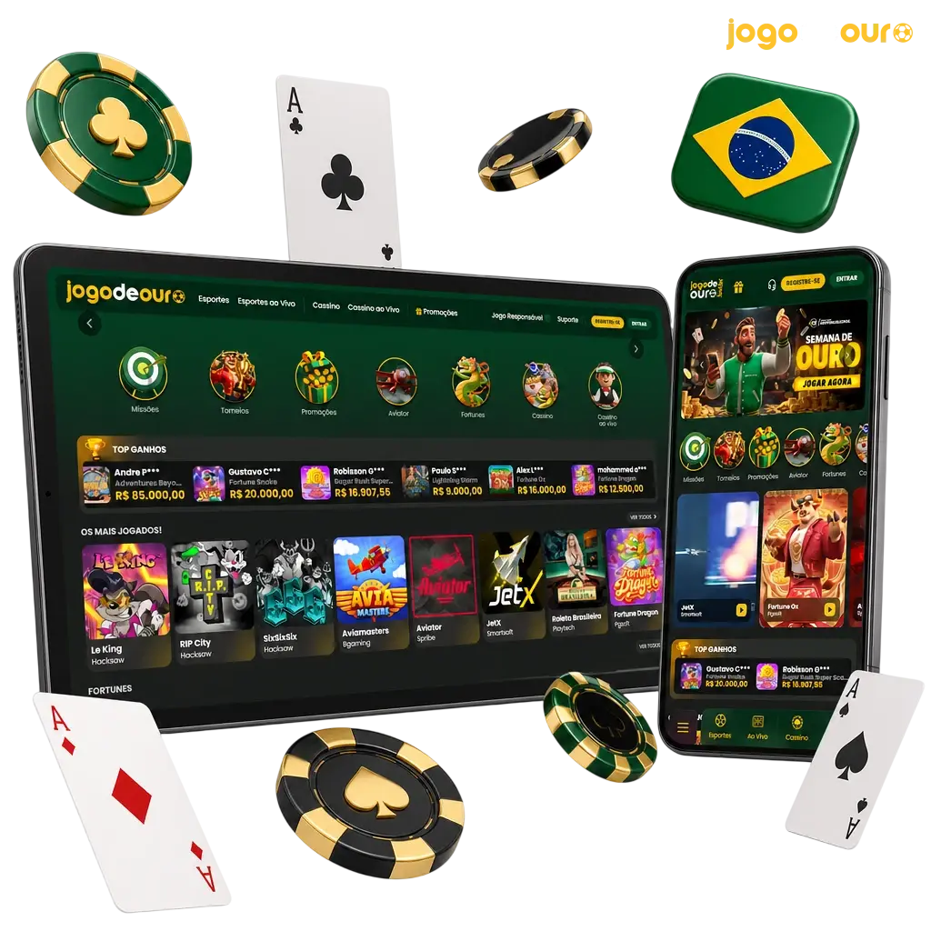 Jogo de Ouro Brasil – Cassino Online Oficial e Casa de Apostas